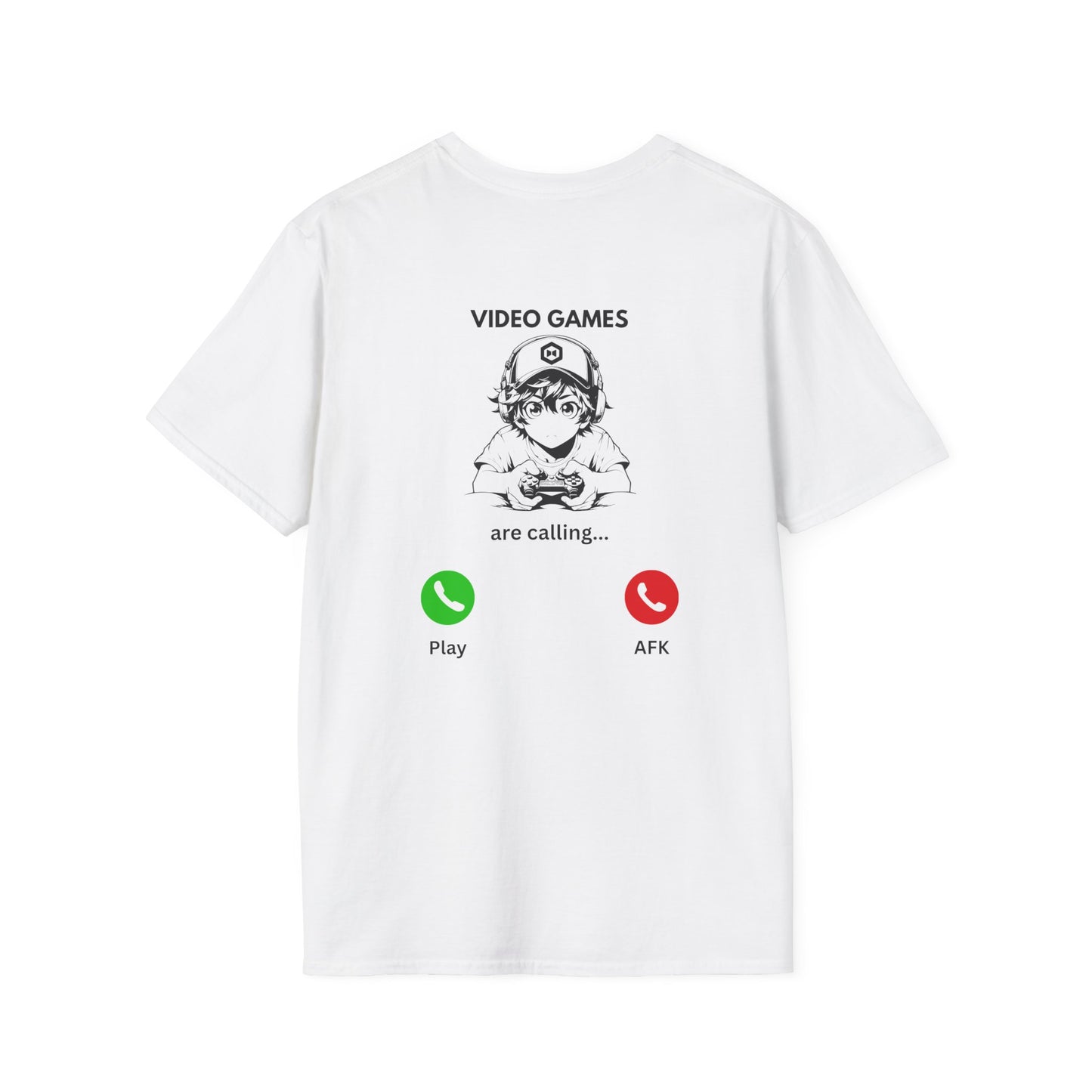 Gamer T-Shirt – “Video Games Are Calling” Graphic Tee (Play vs AFK)